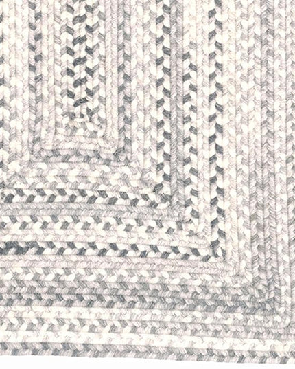 Capel American Heritage Shadow 5' 0" X 5' 0" Concentric Rectangle Braided Rug