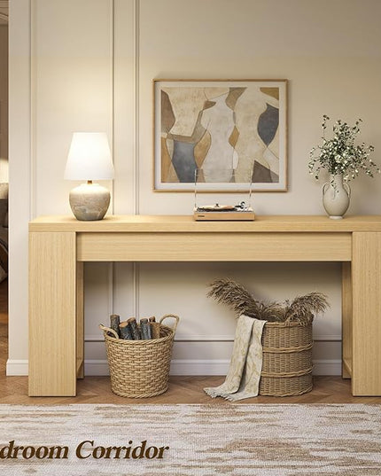 71" Extra Long Console Table Entry, Entrance, Behind Couch, Hallway, Foyer, Narrow Sofa Tables for Front Door