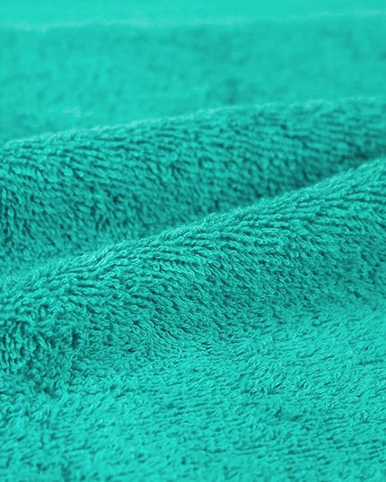 Amazon Basics 6 Piece hand towels for bathroom, Fade Resistant 100% Cotton Hand Towels, soft absorbent bathroom hand towels 6 - Pack (26''x16''), Teal