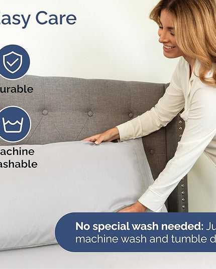 Cal King Size 4 Piece Sheet Set - Comfy Breathable & Cooling Bed Sheets Set - Hotel Luxury Bedding for Women, Men, Kids, Teens, Boys & Girls - Deep Pockets, Soft, Wrinkle Free - Oeko-Tex - French Grey