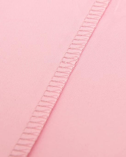 NTBAY Toddler Bedding Set - 4 Piece Soft and Breathable Crib Bedding Set for Boys and Girls, Includes Quilted Comforter, Fitted Sheet, Flat Top Sheet and Envelope Pillowcase, Pink