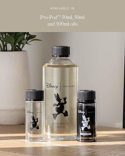Aroma360 | Disney | Sassy Petals Fragrance Oil Blend | Daisy Duck | Luxury Aromatherapy Scent Diffuser Oil | Bergamot, Rose and Amber 1.7 fl oz, 50 mL