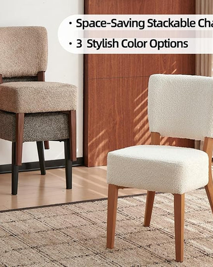 3 Piece Dining Table Set,Small 37" Round Kitchen Table Set for 2, Mid Century Modern Circle Coffee Set for Dining Room Kitchen Apartment, Space Saving (Wooden Table + 2 Grey Chairs)