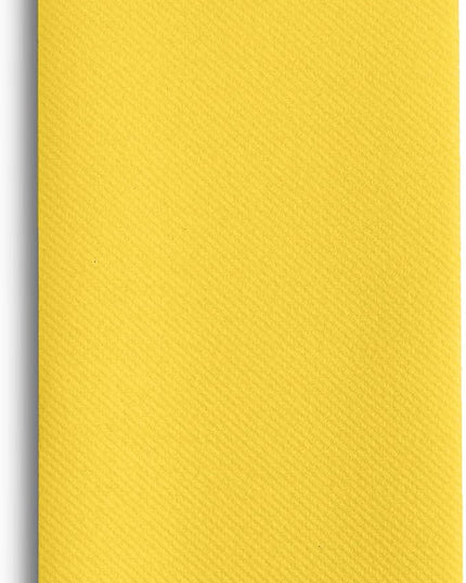 Linen-Feel Ywllow Paper Napkins - Decortive Cloth-Like Disposable Dinner Napkins - Soft And Absorbent Napkins for Thanksgiving, Party, Wedding, Bathroom Or Any Occasion. (Pack of 100)
