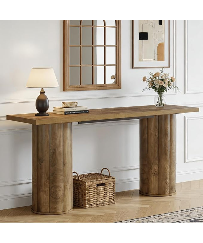 Tribesigns 70.86 Inch Long Sofa Console Table, Wooden Rectangular Entryway Table for Living Room, Entrance, Hallway, Foyer