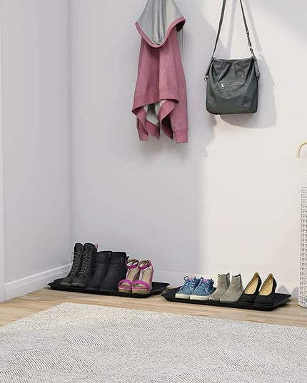 Matace 1 Pack Rubber Small Boot Tray for Entryway,Boot Mat,Shoe Tray,Shoe Mat for Indoor and Outdoor Use, 27.95"x 15.74" (Pack of 1)