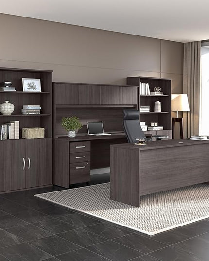 Bush Furniture BSHSCD272SG Studio C Storm Gray 72W x 30D Desk Shell