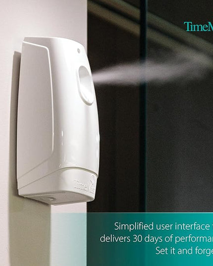 TimeMist Classic Metered Aerosol Air Freshener Fragrance Dispenser - (Case of 6) 1047717 - Great for Odor Control in Kitchen, Bathroom, Locker Room, Breakroom and Washroom