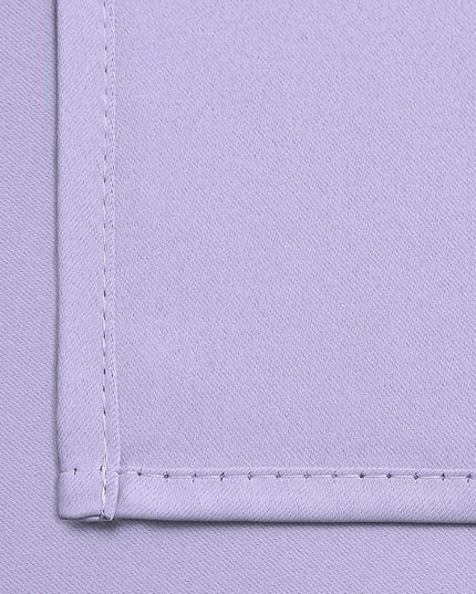 Yakamok 63 Inch Length Blackout Curtains for Bedroom, Thermal Insulated Room Darkening Grommet Top Window Drapes for Living Room,Lilac,42W x 63L,2 Panels