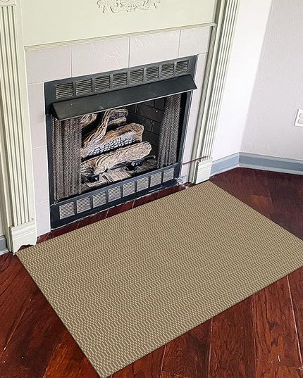KOZYFLY Washable Area Rug 2x3 Ft Small Entryway Rug Indoor Door Mat Throw Rugs with Rubber Backing, Braided Cotton Floor Carpet for Front Entrance Bathroom Kitchen Foyer, Beige/Khaki