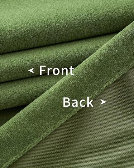 Joydeco Green Velvet Curtains 96 inch 2 Panel, Room Darkening Super Soft Velvet Drapes for Bedroom Living Room Thermal Insulated Window Drapes, Luxury Blackout Rod Pocket Curtains,W52 x L96 inch