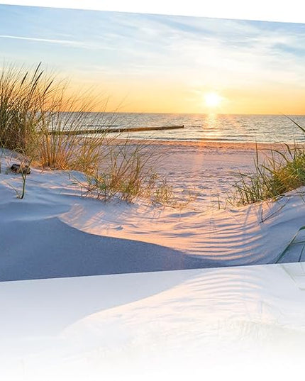 Lapremoly Wall Decorations For Living Room Large Canvas Wall Art For Bedroom Modern Office Wall Decor Art Sun Beach Ocean View Wall Paintings Prints Seascape Pictures Artwork Home Decor 24X48 inch