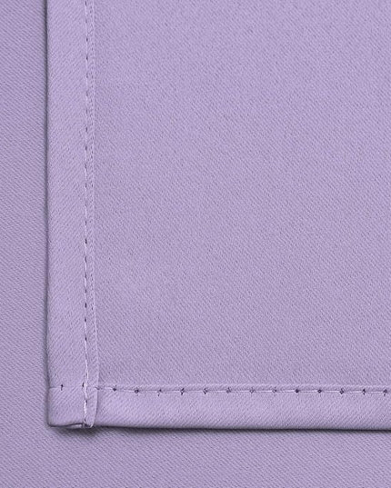 Yakamok Lilac Blackout Drapes for Bedroom - Light Blocking Grommet Top Curtains for Living Room(Lilac, 52Wx45L, 2 Panels)