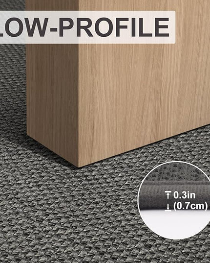 LEKEEPGO Door Mat 24"x47", Non Slip Door Mat Indoor Entrance, Rubber Backing Indoor Door mat Washable Absorbent Low-Profile Doormat Front Entryway Entry Resist Dirt Inside Door Mats, Khaki