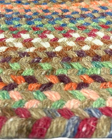 Capel American Heritage Cinnamon 5'0"X5'0" Round Braided Rug