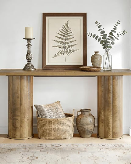 Tribesigns 70.86 Inch Long Sofa Console Table, Wooden Rectangular Entryway Table for Living Room, Entrance, Hallway, Foyer