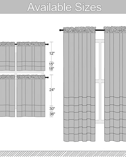 DONREN Royal Blue Blackout Curtains Panels for Bedroom - Thermal Insulated Solid Rod Pocket Curtains (52 by 84 Inch,2 Panels)