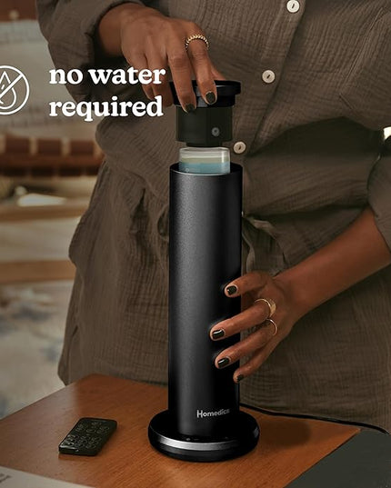 Homedics SereneScent Waterless Home Fragrance Diffuser, Use with Homedics SereneScent Oil (Sold Separately), Patented Air Diffusion Technology, Clean & Natural Fragrance, Enhances Mood, Large Rooms
