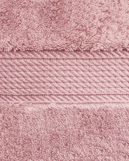 Superior Egyptian Cotton Pile Hand Towel Set of 4, Ultra Soft Luxury Towels, Thick Plush Essentials, Absorbent Heavyweight, Guest Bath, Hotel, Spa, Home Bathroom, Shower Basics, Tea Rose