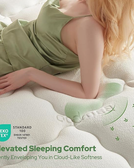 BEDLORE RV Queen Mattress Topper Viscose Derived from Bamboo,Pillow Top Mattress Pad with Stretchable Pockets for 6-18 inches Mattress, Soft Breathable Mattress Topper for Back Pain Relief