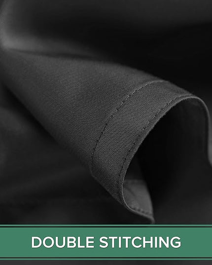 Pure Bamboo Full Sheets, Genuine 100% Organic Viscose Derived from Bamboo Bed Sheet Set, Luxuriously Soft & Cooling, Double Stitching, 2 Year Quality Promise (Full, Black)