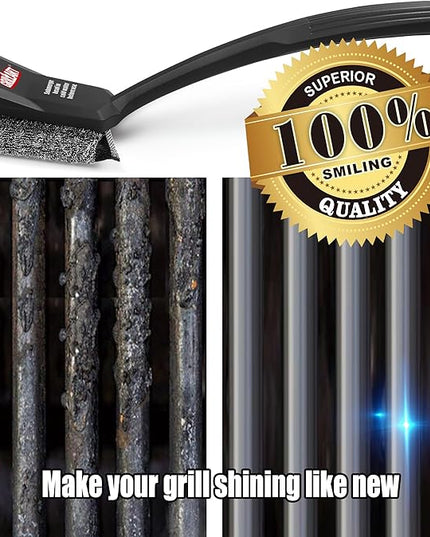 GRILLART SteamWizards Grill Brush Bristle Free, Safe BBQ Grill Brush for Outdoor Grill, Flat Top Grill Cleaner with Replaceable Head, Suitable for All Grates, Griddle Accessories, Dishwasher Safe