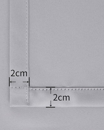 BGment Rod Pocket and Back Tab Blackout Curtains for Bedroom - Thermal Insulated Room Darkening Curtains for Living Room, 2 Window Curtain Panels (70 x 84 Inch, Light Grey)