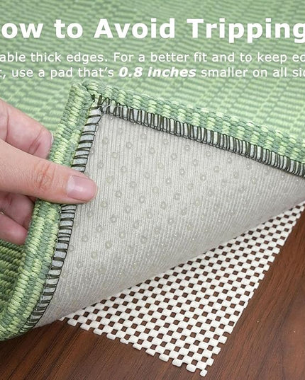 KOZYFLY Washable Area Rug 2x3 Ft Small Entryway Rug Indoor Door Mat Throw Rugs with Rubber Backing, Braided Cotton Floor Carpet for Front Entrance Bathroom Kitchen Foyer, Sage Green