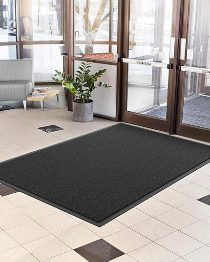 Sturdy Front Door Mat, 72" x 36" Heavy Duty Indoor Outdoor Doormat for Entryway, Fade Resistant, Waterproof Low Profile Entry Mat, Non Slip Welcome Mat for Outside Entrance, Patio, Home