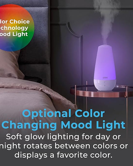 Pure Enrichment PureSpa XL 3-in-1 Cool Mist Humidifier, Essential Oil Diffuser & Mood Light - 2L Tank Provides Powerful Mist Coverage up to 350 sq ft in Bedroom, Office & Large Rooms