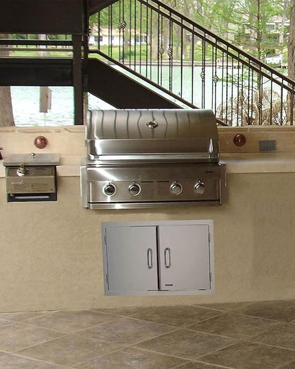 Bull Outdoor Products 33568 Stainless Steel Double Door