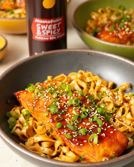Momofuku Korean Barbecue Sauce Duo, Sweet & Spicy Gochujang and Sweet & Savory Galbi for BBQ, Marinade, Drizzle Toppings, Dipping Sauce and Elevated Meals