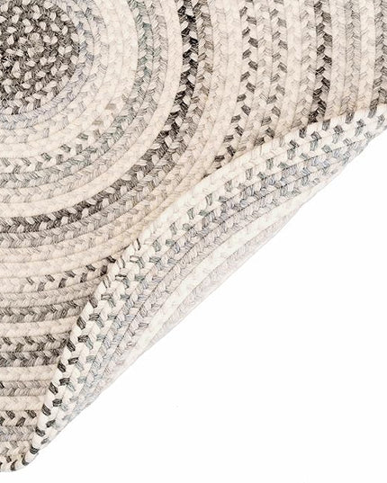 Capel American Heritage Shadow 7' 0" Round Braided Rug