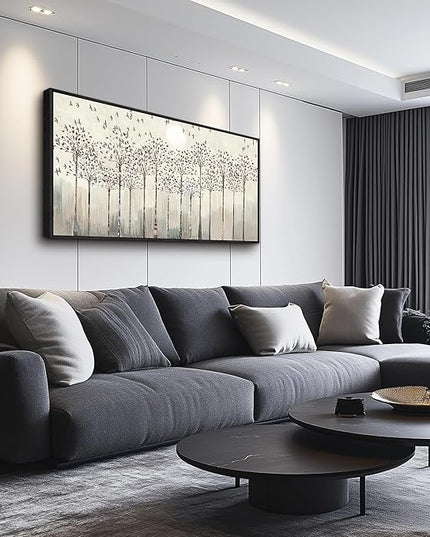 hyidecorart Black Framed Canvas Wall Art For Living Room Large Size Decorations For Bedroom Room Office Wall Decor Pictures Abstract Scenery Wall Painting Artwork Canvas Prints Boho Home Decor