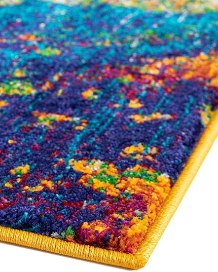Rugs.com Calypso Collection Rug – 6x9 Multi Medium-Pile Rug Perfect for Bedrooms, Dining Rooms, Living Rooms