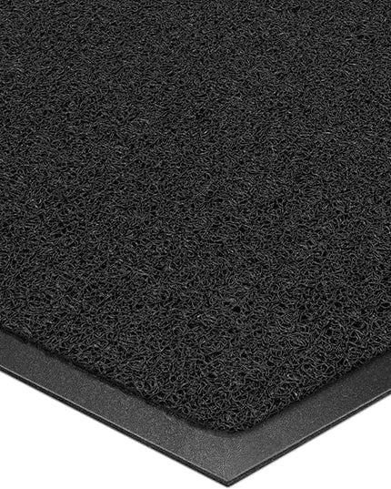 Kuyal Door Mat, 2'x3' Indoor Outdoor Entrance Mat to Trap Dirt and Moisture, Non Slip Waterproof Outdoor Mats, Commercial Floor Inside Outside Entrance, Heavy Duty Durable Welcome Mats, Black