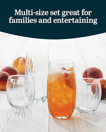 Libbey Samba 16-piece Drinkware Glass Set