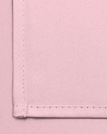 Yakamok Light Blocking Window Blackout Curtains Thermal Insulated Room Darkening Drapes for Bedroom,Solid Grommet Top Window Panels, 38x84 Inch, Pink, One Pair