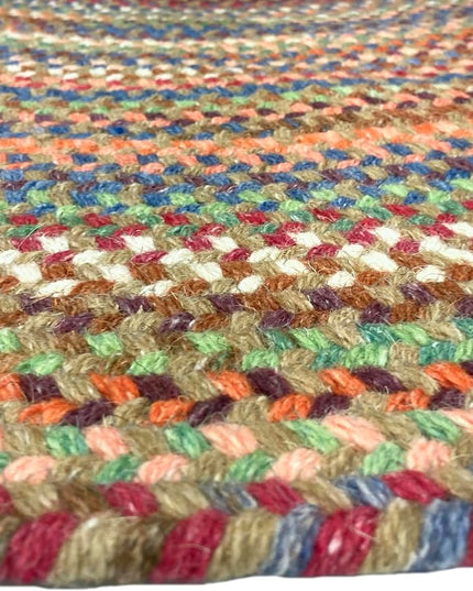 Capel American Heritage Cinnamon 2' 0" X 9' 0" Runner Oval Braided Rug