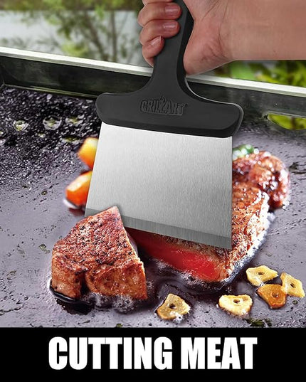 GRILLART Grill Scraper Griddle Cleaning Kit for Blackstone, Flat Top Grill Cleaning Kit (Griddle Scraper Only)