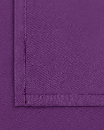 BGment Rod Pocket and Back Tab Blackout Curtains for Bedroom - Thermal Insulated Room Darkening Curtains for Living Room, 2 Window Curtain Panels (52 x 72 inch, Purple)