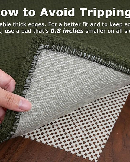 KOZYFLY Runner Rug 2x6 Ft Washable Runners for Hallways Non Slip Rubber Backed Kitchen Runners, Cotton Entryway Runner Indoor, Floor Carpet for Hallway Kitchen Entryway Bedroom, Dark Green