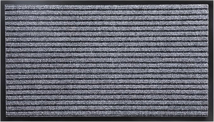 Yimobra Front Door Mat Outdoor Indoor Entrance, 100% Waterproof All-Season All Weather Doormat, Welcome Matt Outside Entry, Non Slip, Low Profile, Heavy Duty Patio Porch Floor Mats,47 x 24,Gray White