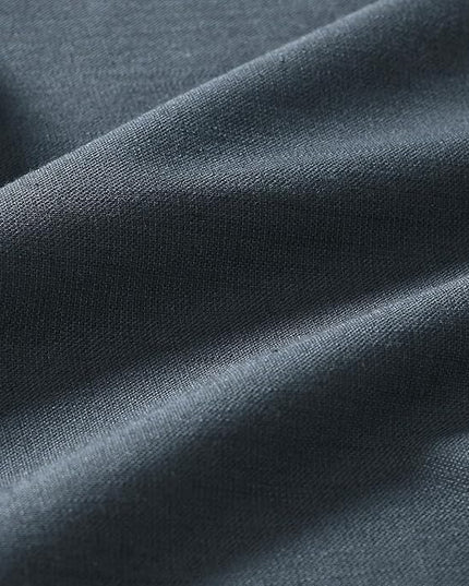 Guken 100% Blackout Linen Curtains 72 Inch Length 2 Panels Set for Living Room Bedroom Back Tab Thermal Insulated Black Out Linen Drapes Room Darkening Window Curtains,Vintage Blue