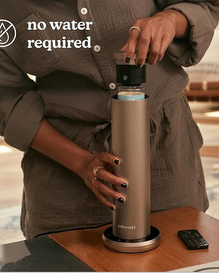 Homedics SereneScent Waterless Home Fragrance Diffuser, Use with Homedics SereneScent Oil (Sold Separately), Patented Air Diffusion Technology, Clean & Natural Fragrance, Enhances Mood, Champagne