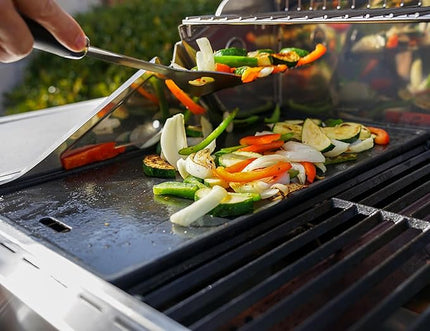Monument Grills 6+1 Burner Smart Tech Propane Gas Grill, Denali 605Pro Stainless Steel Grill 78,000 BTU Outdoor Garden Barbecue Grill with Side Sear Burner, Cooking Plate, Cover and Rotisserie Kit