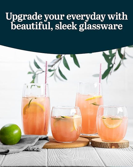 Libbey Samba 16-piece Drinkware Glass Set