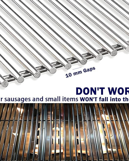 Genesis Grill Parts for Weber 300 Weber 310 Weber 330 Genesis E330 E310 S310 S330 EP330 S320 E320 Grill Parts, 17.5" Flavorizer Bars 7620 Genesis 7528 Grill Grates 7622 Heat Deflector Grill Accessory