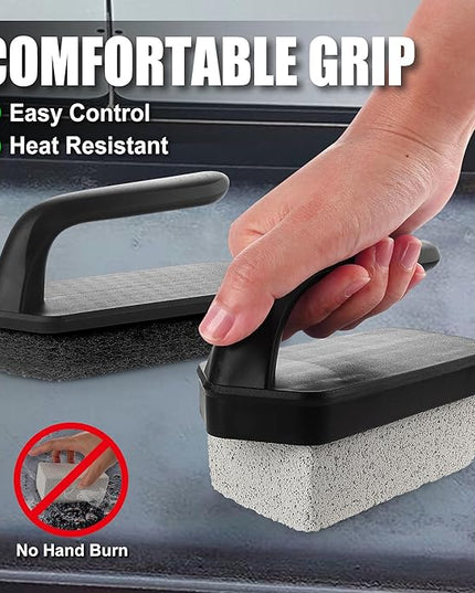 GRILLART Griddle Cleaning Kit for Blackstone, Flat Top Grill Cleaning Stone 2 PCS