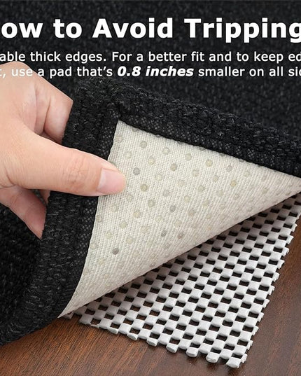 KOZYFLY Washable Runner Rug 2x7 ft Hallway Runner Non Slip Rubber Backed Kitchen Runner Rugs Bobo Entryway Runner Indoor, Carpet Runners for Hall Entrance Bedroom, Black